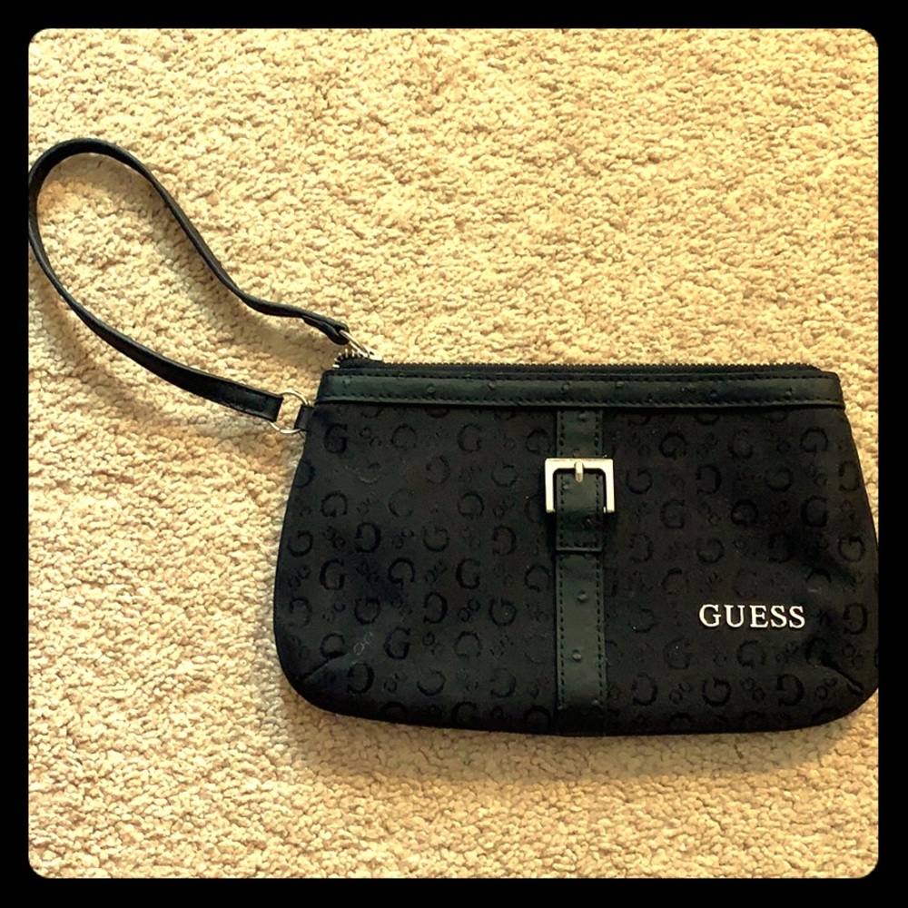 Guess black wristlet. Worn once.